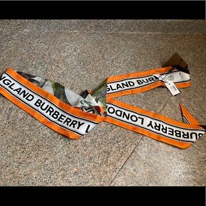 Authentic Burberry Illustrated Monkey Ribbon